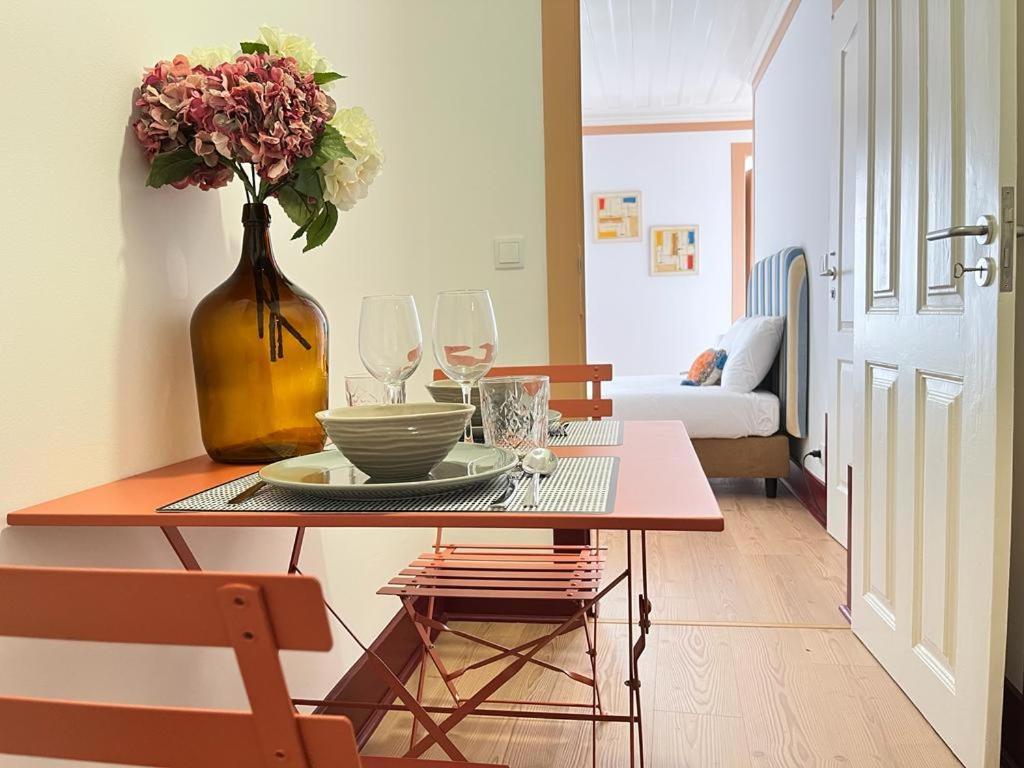 Casa Rosa Com Ac Appartement Coimbra Buitenkant foto